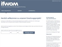 Tablet Screenshot of ifwom.com